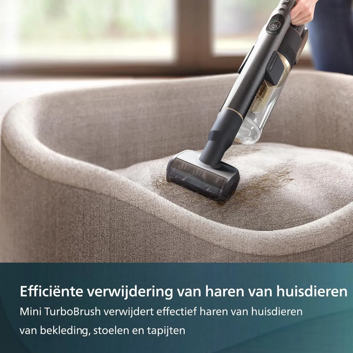 Philips Mini-turboborstel XV1684/01 - Zwart