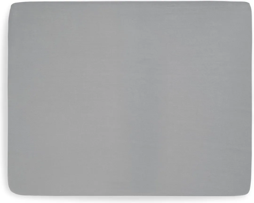 Jollein Baby Hoeslaken Boxmatras Jersey Storm Grey - 2 Stuks 75x95cm