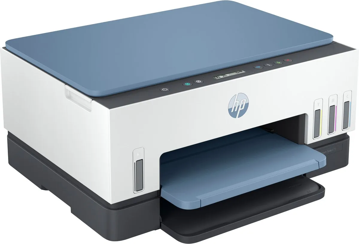 HP Smart Tank 675 All-in-One Printer - 28C12A - Blauw/Grijs/Wit