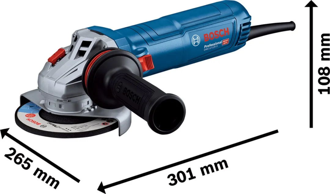 Bosch Professional GWS 12-125 S Haakseslijper 1200W - 125mm
