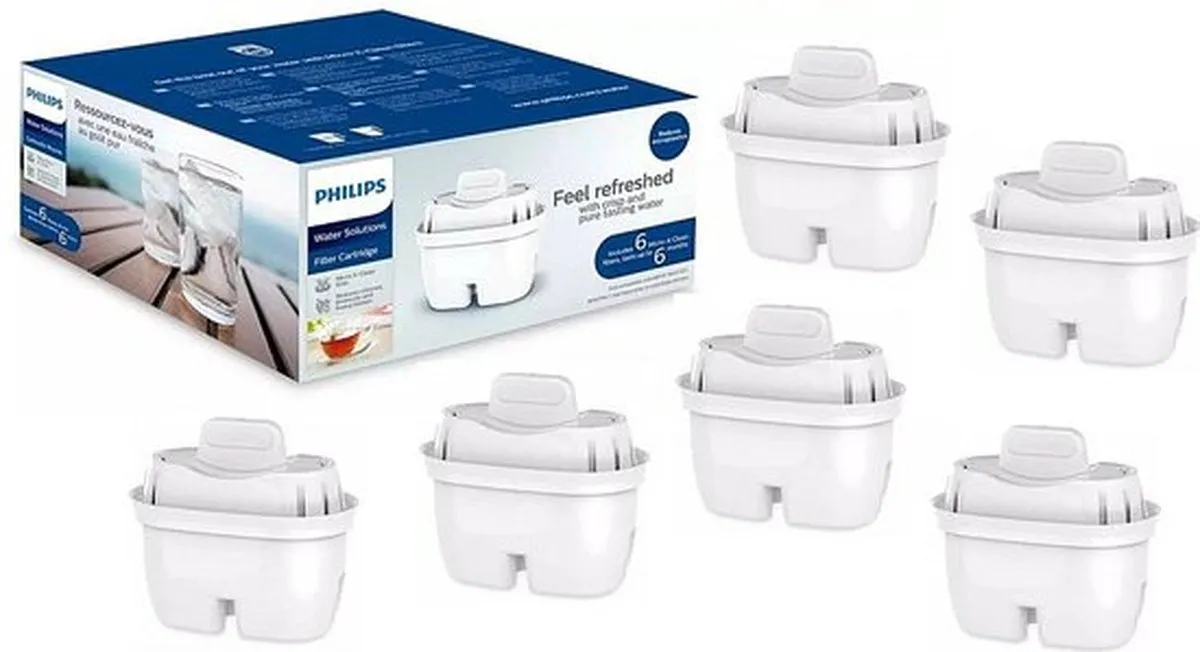 Philips AWP212/31 Waterfilter - 6 Stuks - PFAS-filterend