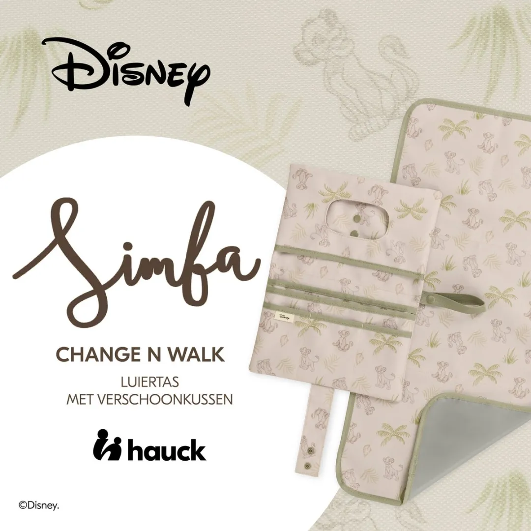 Hauck Change N Walk Verschoonkussen - Simba Beige