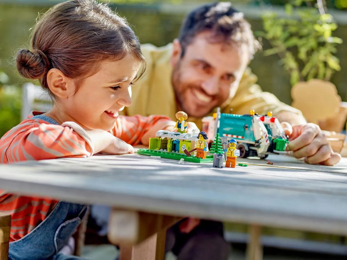 LEGO City Recycle Vrachtwagen 60386 - Meerkleurig