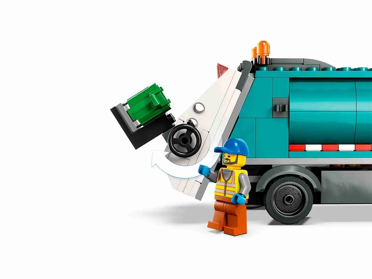 LEGO City Recycle Vrachtwagen 60386 - Meerkleurig