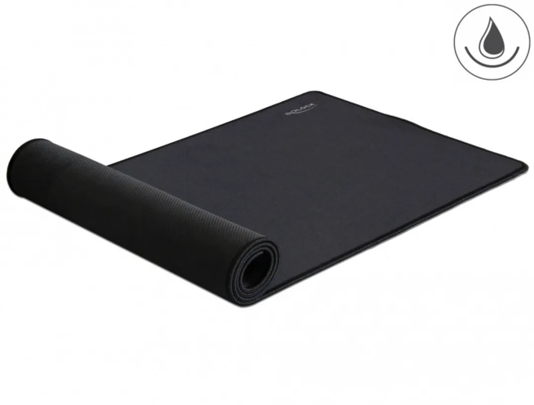 DeLOCK 12557 muismat Game-muismat Zwart