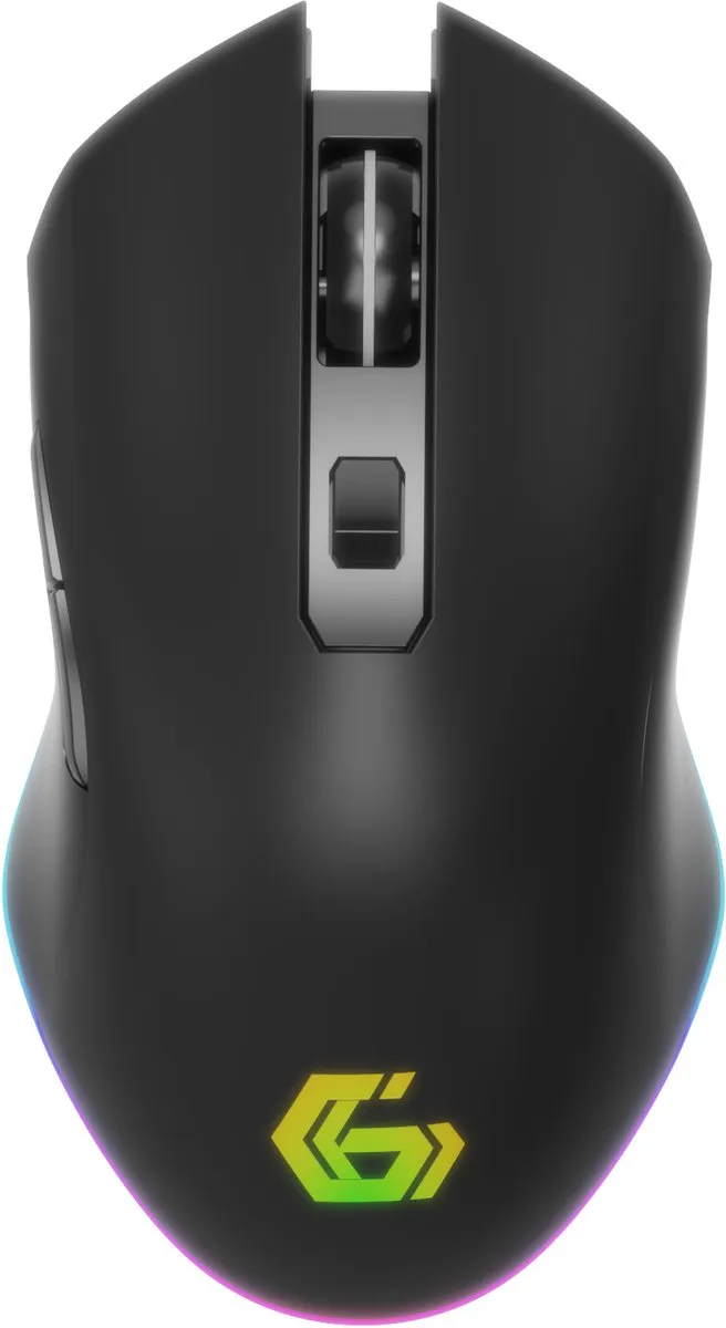 Gembird Firebolt MUSGW-6BL-02 Draadloze Gamingmuis - Zwart