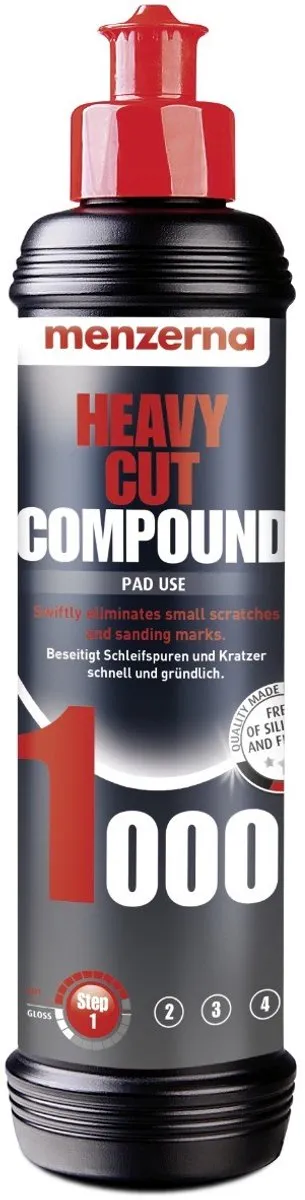 Menzerna Heavy Cut Compound 1000 250ml - Wit