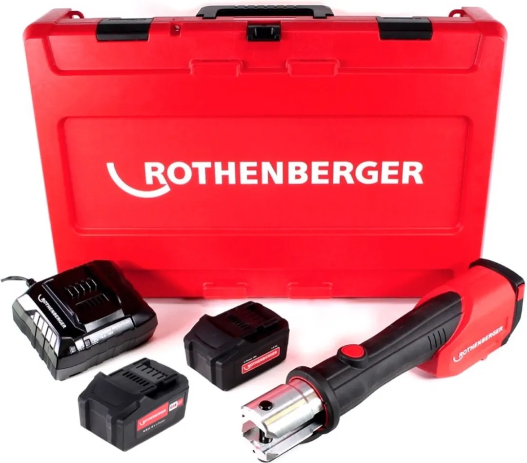 Rothenberger ROMAX 4000 Accu-persmachine 18V 34kN - 2x 4,0Ah + Oplader