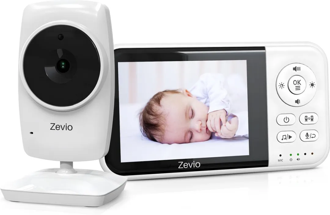 Zevio Babyfoon Comfort 3.2 inch Wit
