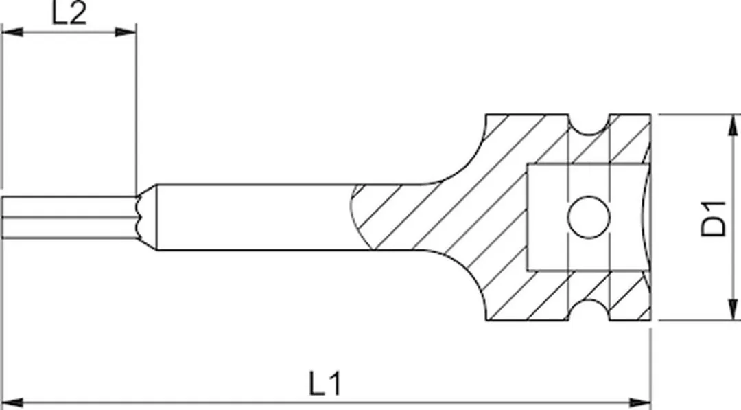 Würth Krachtdop 1/2" Binnenzeskant 5mm - Lang