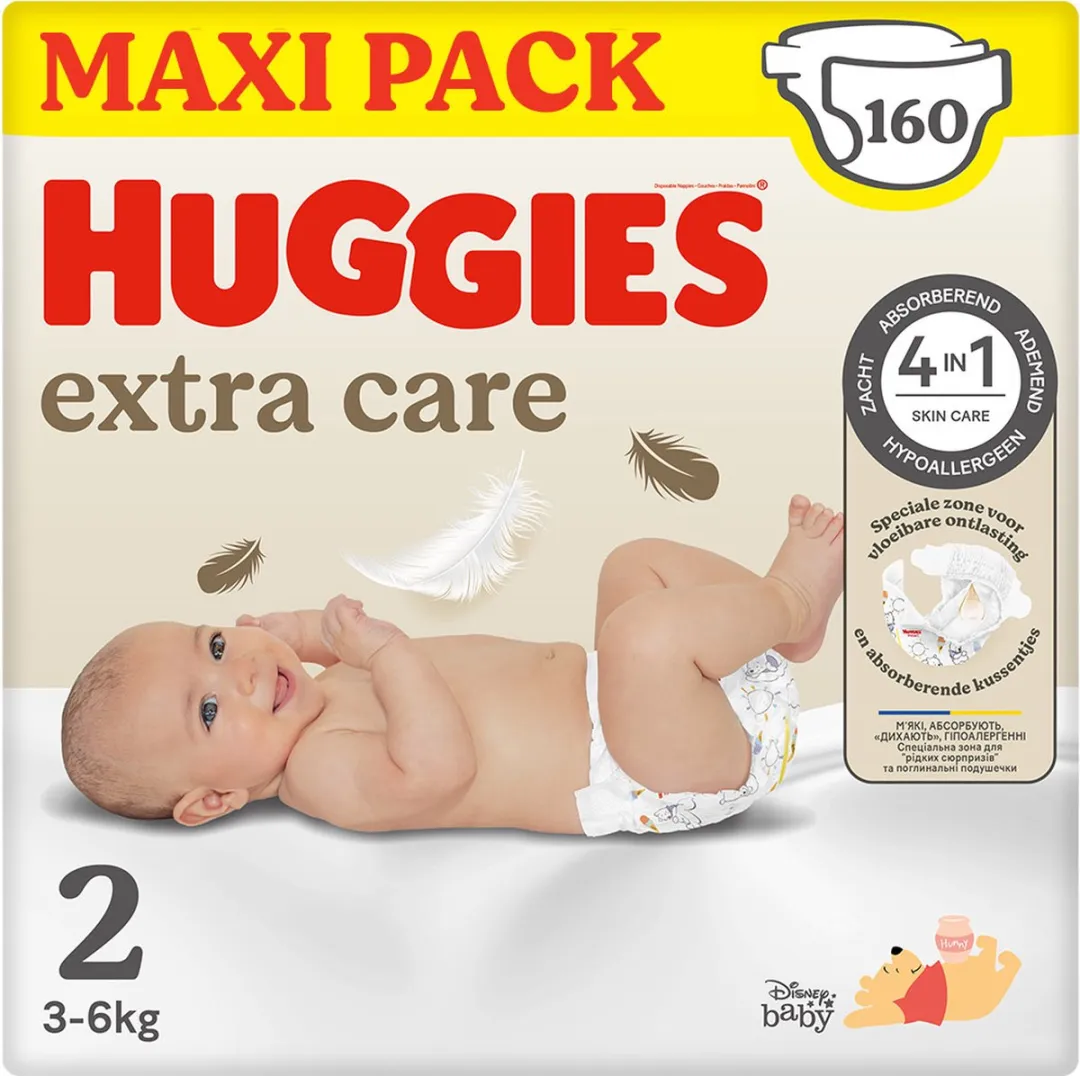 Huggies Extra Care Maat 2 Maxi Pack