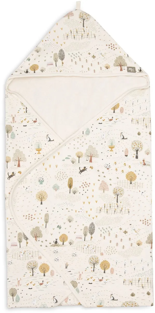 Jollein Badcape Baby Tiny Park - 75x75cm