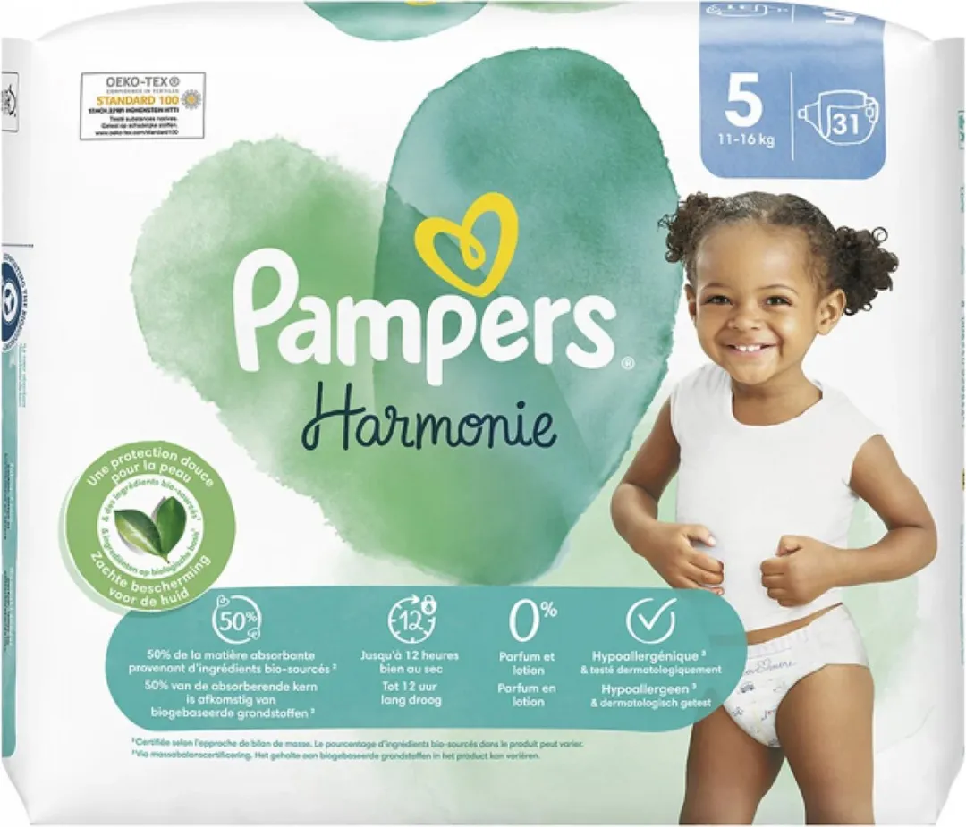 Pampers Harmonie Luiers Maat 5