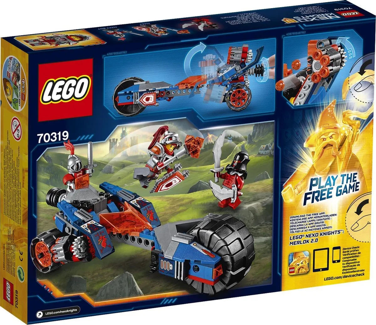 LEGO NEXO KNIGHTS Macy's Donderknots 70319 - 202 Stenen