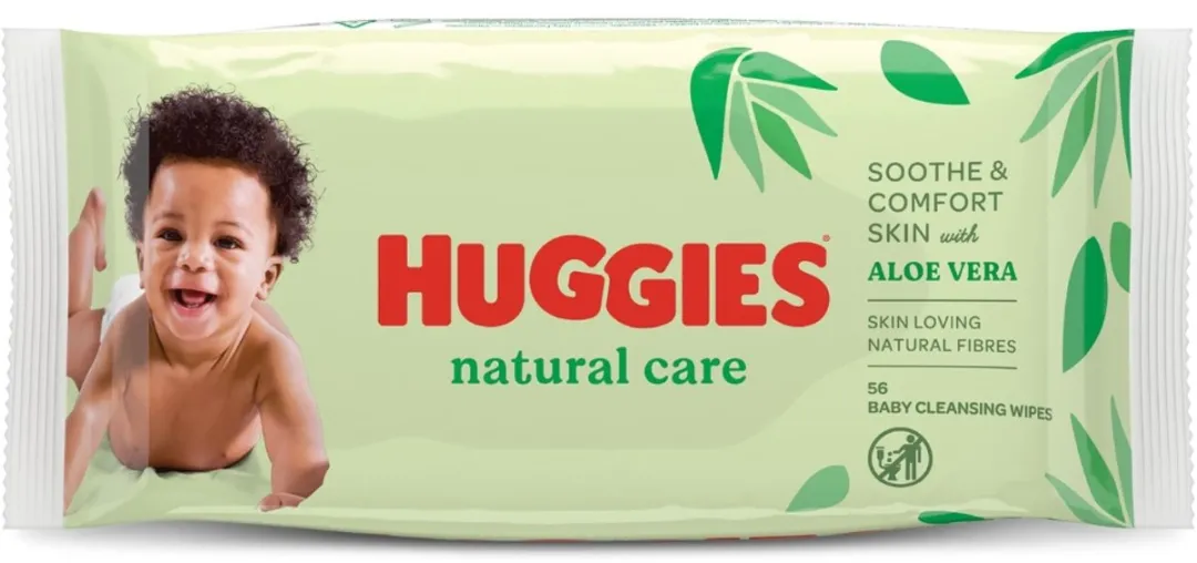 Huggies Huidvriendelijk Billendoekjes Aloë Vera - 56 Stuks (2x28)