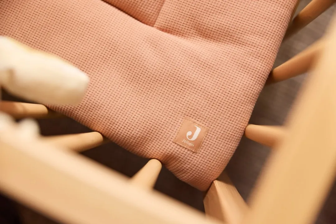 Jollein Boxkleed Little Waffle 100x100cm - Light Terra/Sand