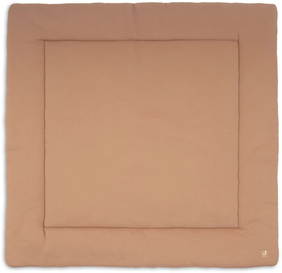 Jollein Boxkleed Little Waffle 100x100cm - Light Terra/Sand