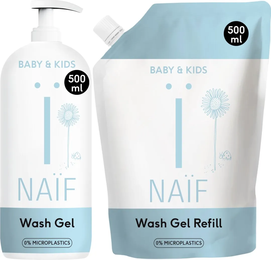 Naïf Reinigende Wasgel Voordeelset 1000ml