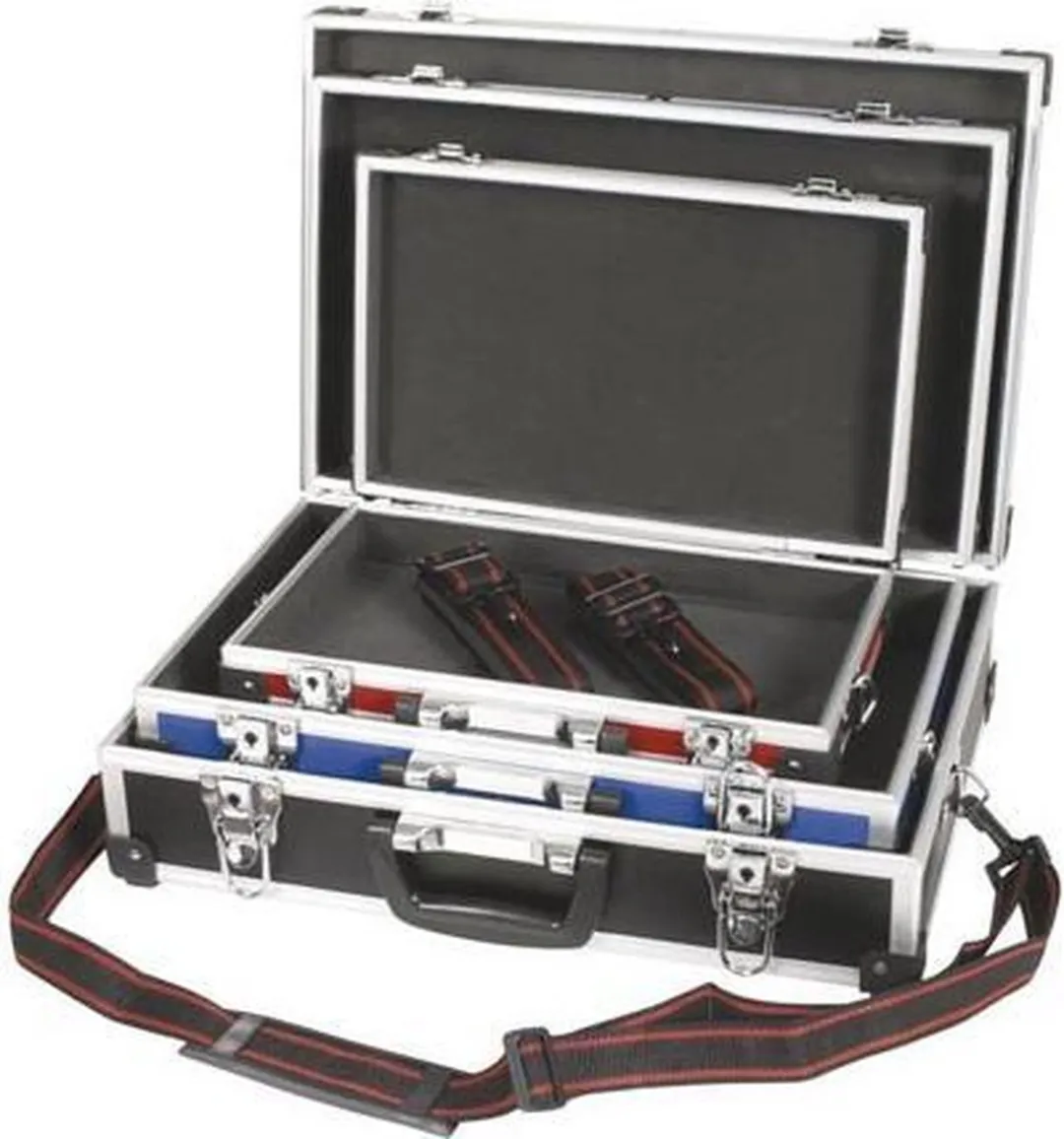 Perel Set 3 Aluminium Gereedschapskoffers 1826-3