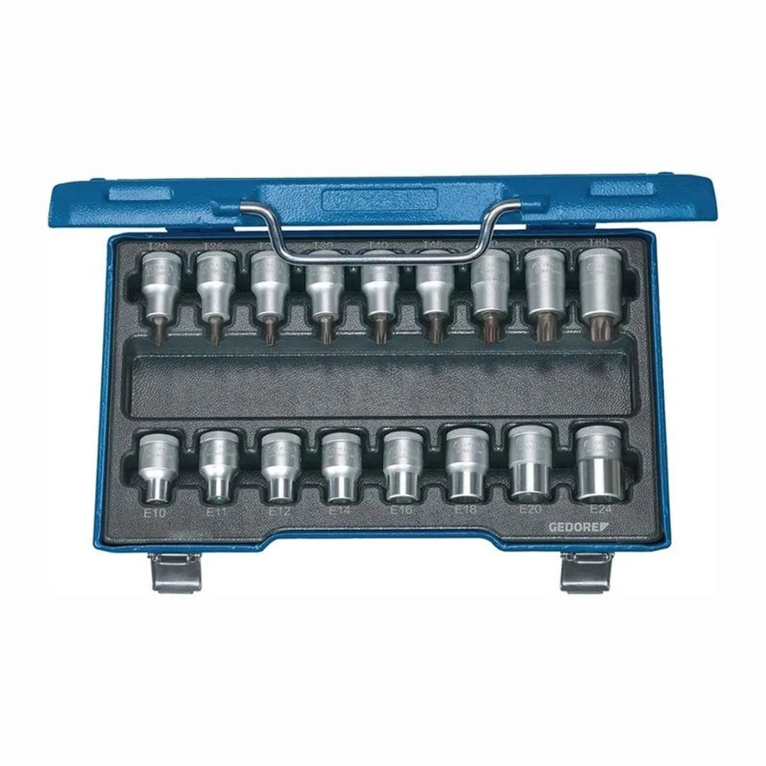 Gedore ITX 19 TX-017 Dopsleutelset 1/2"