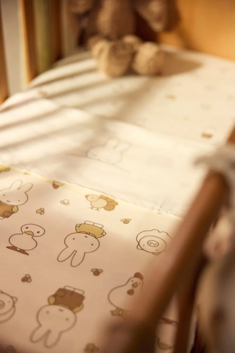Jollein Baby Deken Wieg Jersey 75x100cm Miffy Family Farm