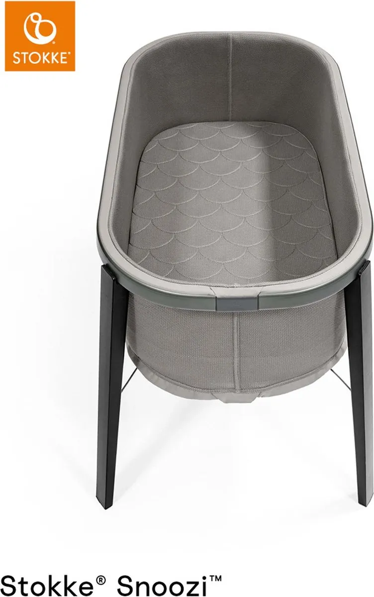 Stokke Snoozi Wieg Graphite Grey - inclusief matras - afbeelding 6 van 6
