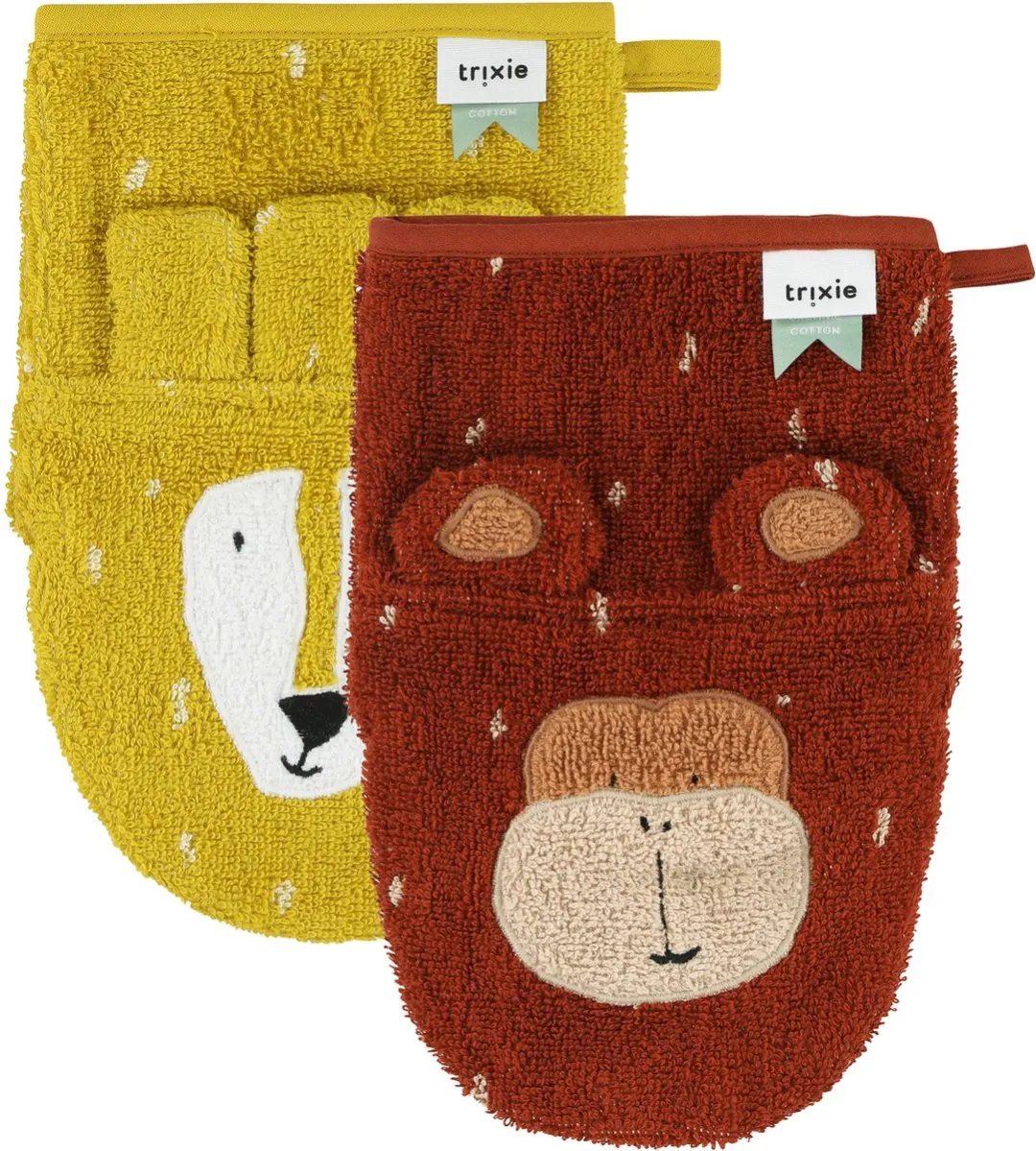Trixie Washandje 2-pack - Biologisch Katoen - 14x22cm - afbeelding 6 van 6