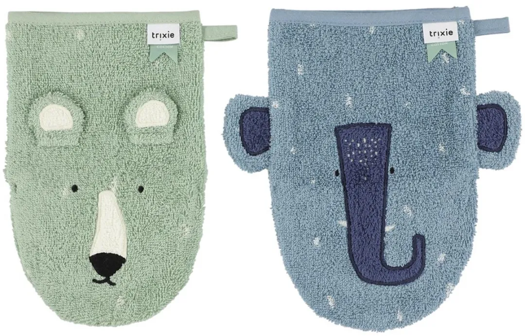 Trixie Washandje 2-pack - Biologisch Katoen - 14x22cm