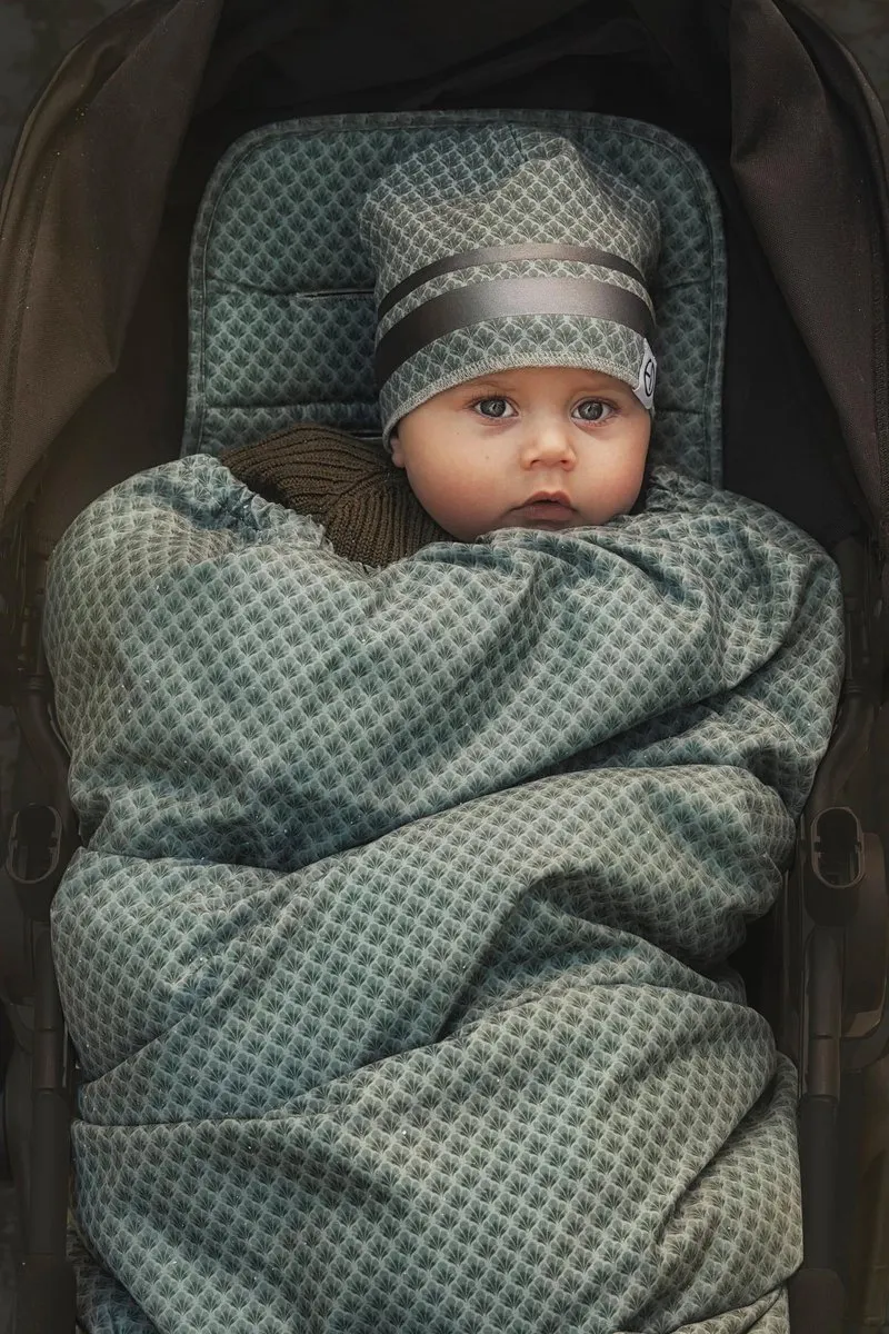 Elodie 2-in-1 Voetenzak Inlegkussen Turquoise Nouveau