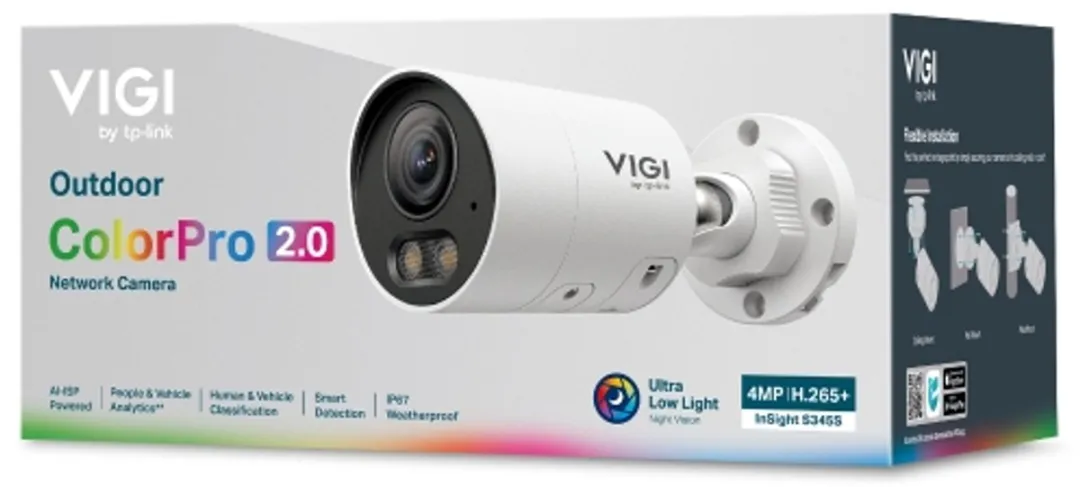 TP-Link InSight S345S IP Camera - 4K Buiten - 4mm Lens - Wit