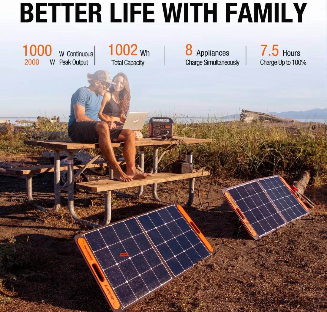 Jackery Explorer 1000 Powerstation - 1002Wh 1000W - met 1x 100W Zonnepaneel