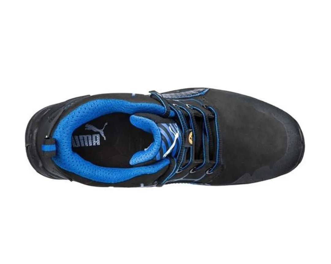 PUMA Krypton S3 ESD 634200 Veiligheidsschoen - Zwart/Blauw - afbeelding 6 van 6