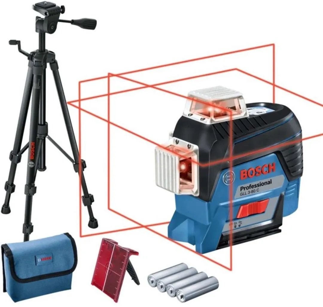 Bosch Professional GLL 3-80 C Lijnlaser - Blauw/Zwart