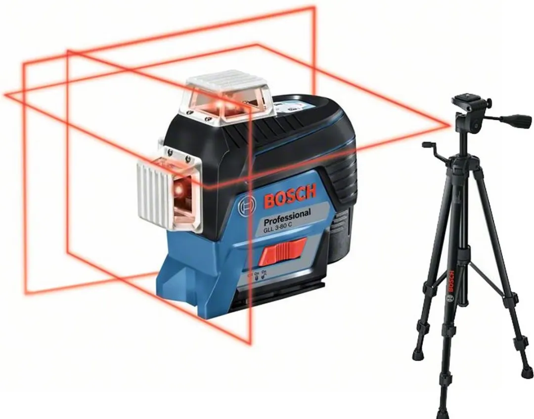 Bosch Professional GLL 3-80 C Lijnlaser - Blauw/Zwart