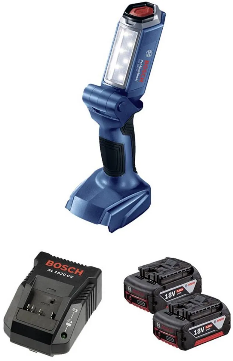 Bosch Professional GLI 18V-300 Acculamp - 6 Lichtpunten - Zwart
