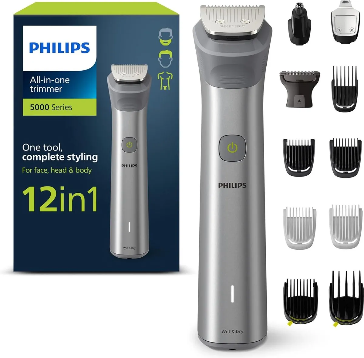 Philips Series 5000 MG5950/15 All-in-One Trimmer - 12 Opzetstukken
