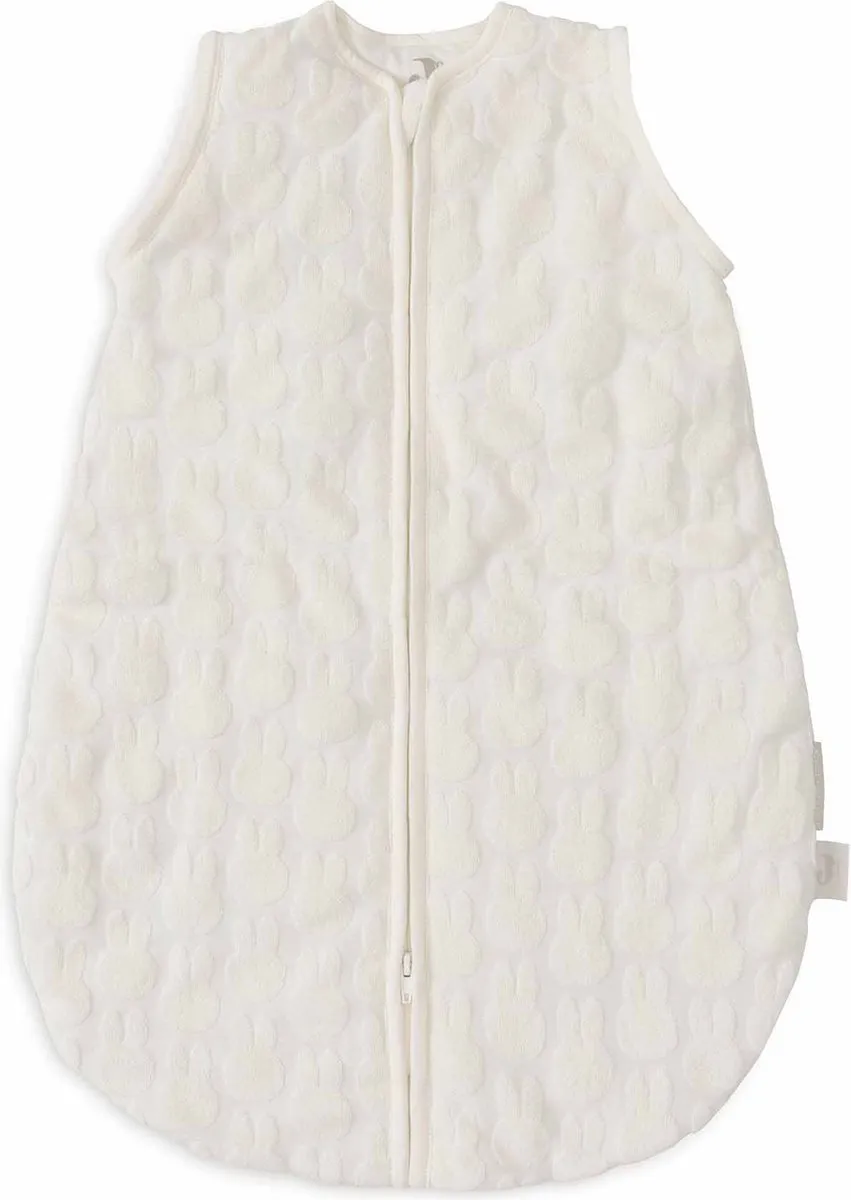 Jollein x Nijntje Miffy Slaapzak Winter 60cm - Afritsbare mouw - Miffy Jacquard Ivory