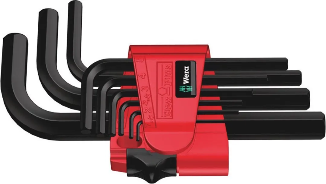 Wera BlackLaser Inbussleutelset 9-delig 1,5-10mm