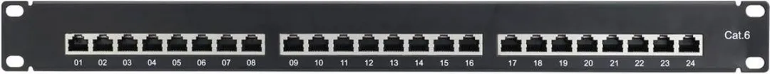 Renkforce RF-4277937 Netwerkpatchpaneel 24 Poorten CAT 6 - 19" 1HE