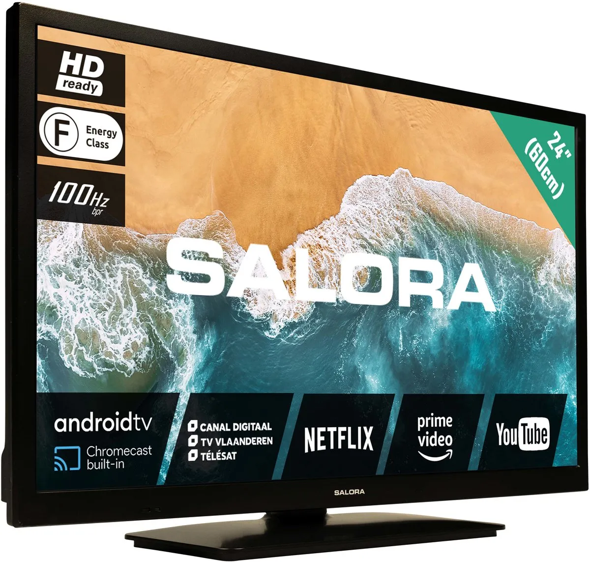 Salora 24MBA300 Smart TV 24" HD - Zwart - afbeelding 6 van 6