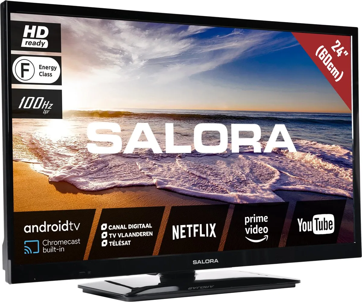 Salora 24LED9109CTS2 Android TV 24" - HD - Zwart - afbeelding 6 van 6
