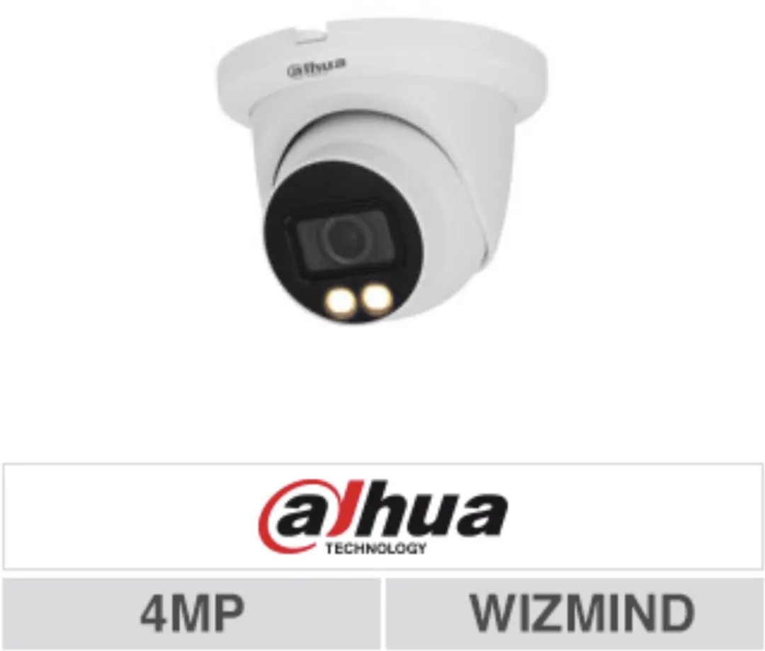 Dahua HDW5449TMP-SE-LED-28-S2 Full Color IPCamera - 4MP - Wit - met muurbeugel - afbeelding 3 van 3