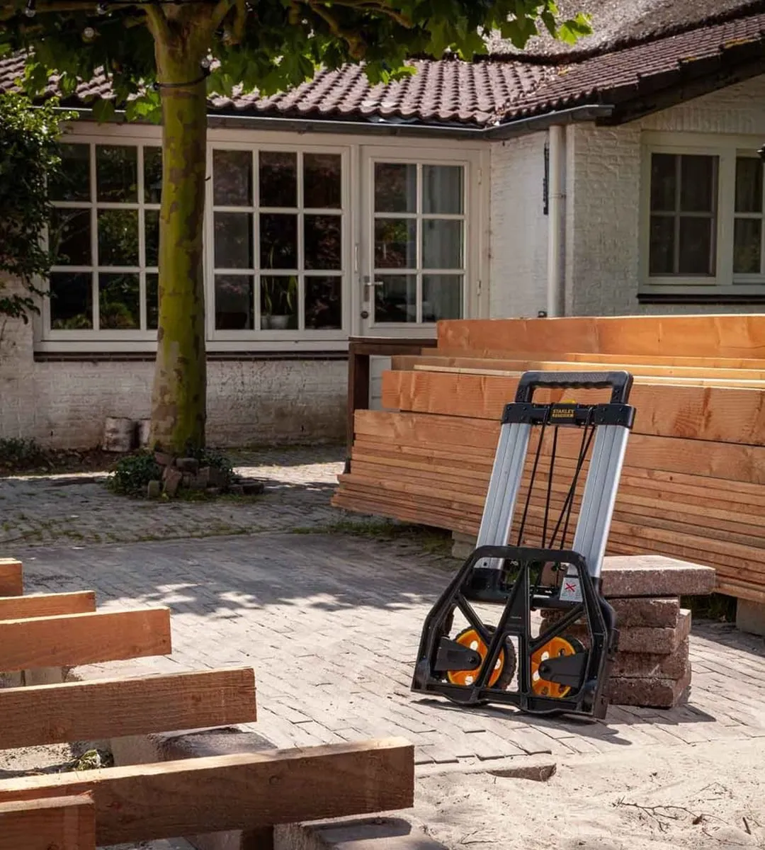Stanley FXWT-706 Opvouwbare Steekwagen - 125kg - Zwart/Geel