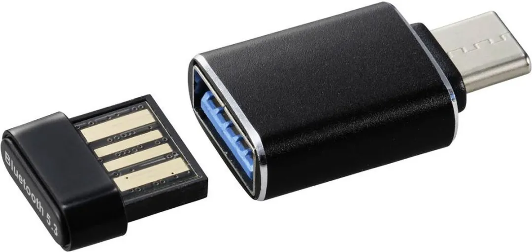 Renkforce RF-BTA-380 Bluetooth 5.3-adapter - USB-A naar Type-C
