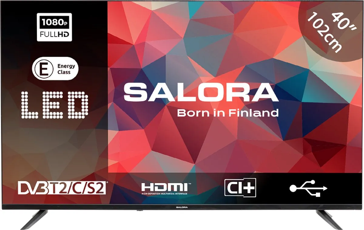 Salora 40FDB200 TV 40" Full HD - Zwart