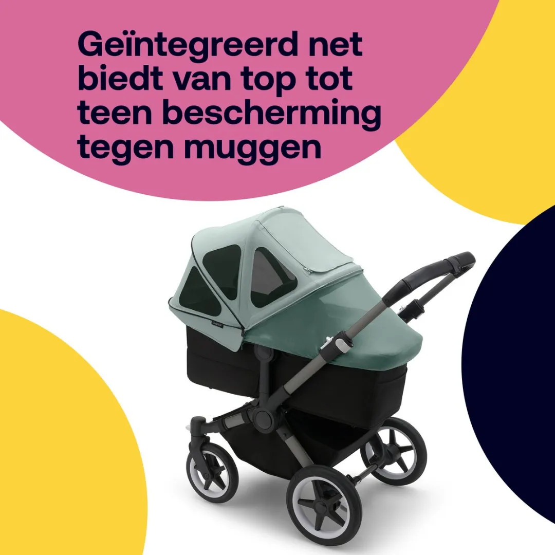 Bugaboo Donkey Breezy Zonnekap - Pine Green - afbeelding 6 van 6