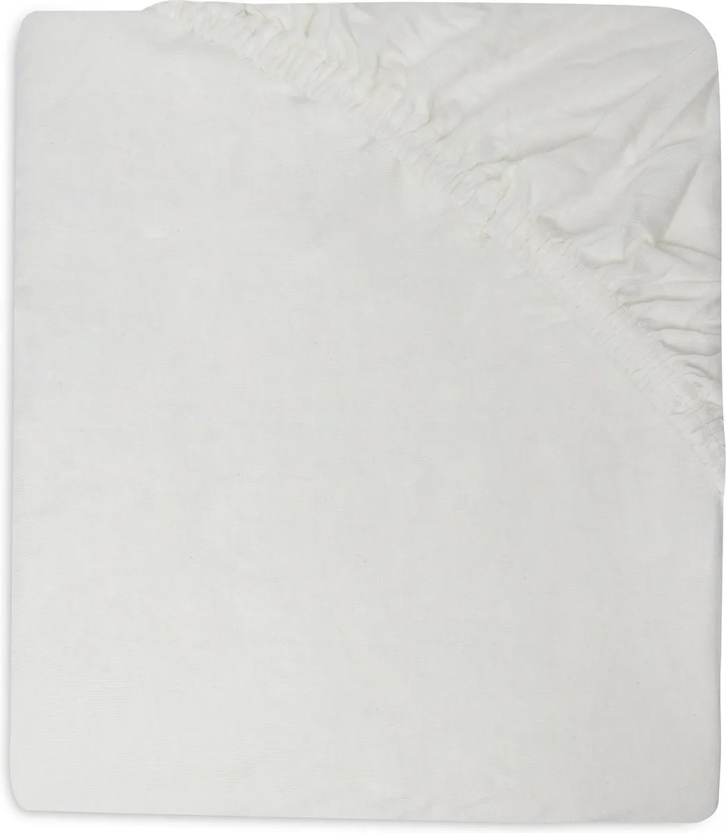 Jollein Baby Hoeslaken Jersey Ivory/Nougat - 2 Stuks 60x120cm