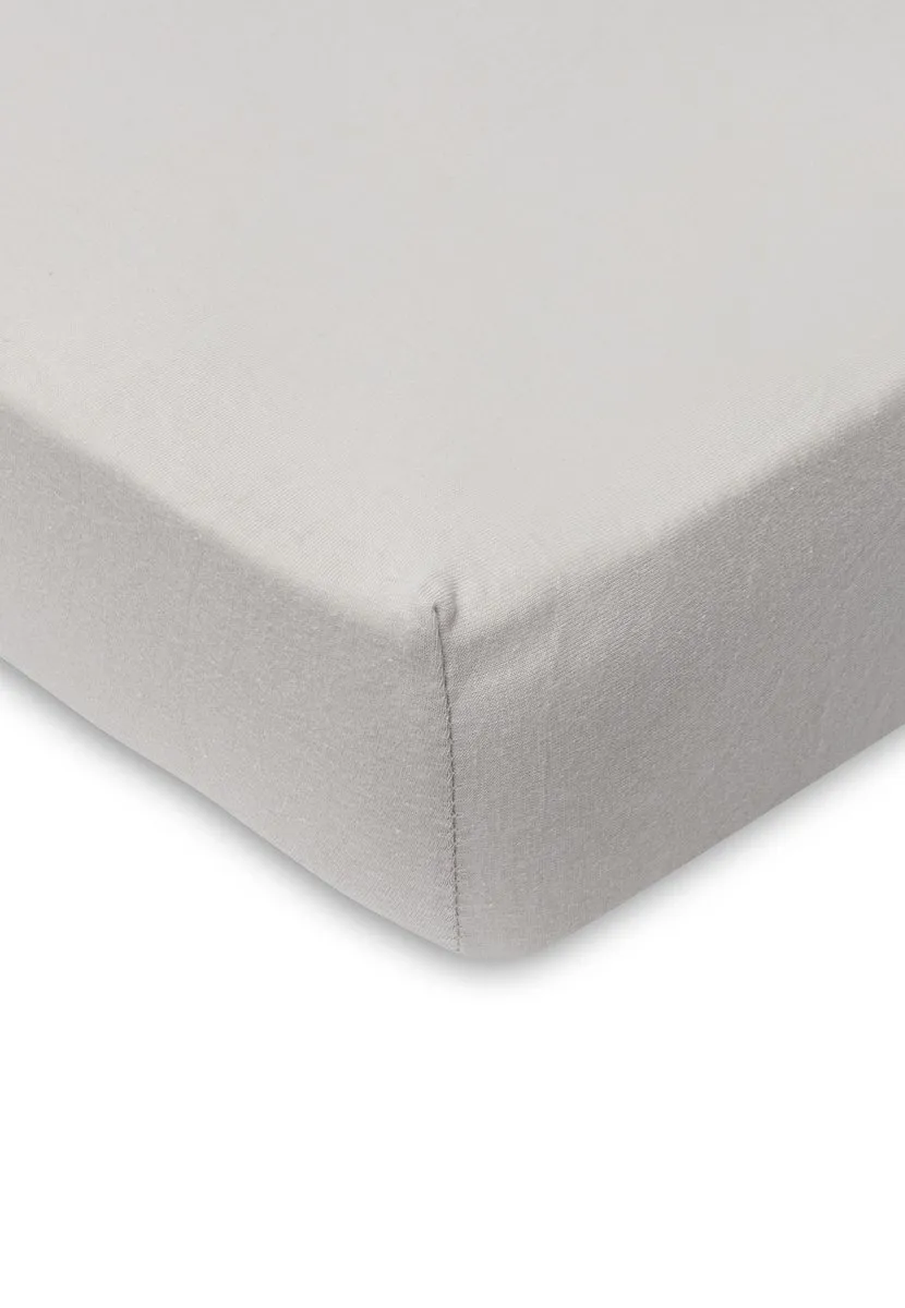 Jollein Baby Hoeslaken Jersey Ivory/Nougat - 2 Stuks 60x120cm