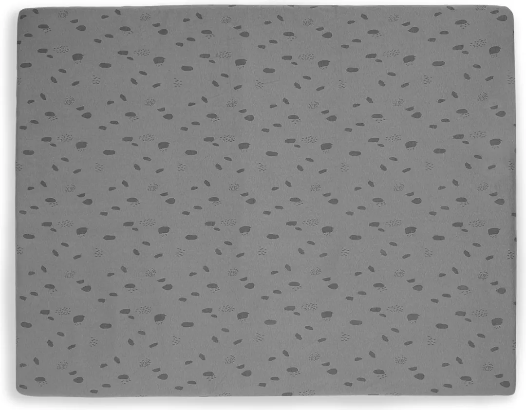 Jollein Baby Hoeslaken Boxmatras Jersey 75x95cm Storm Grey