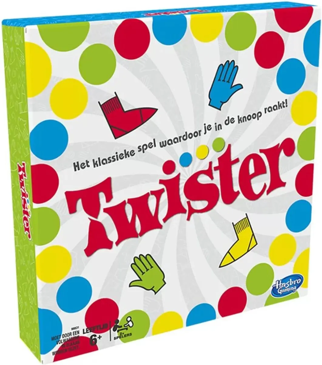 Hasbro Twister Classic Partyspel - 24 Spelers